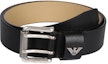 Order 安普里奥·阿玛尼黑色皮带,可调针扣,标志牌,宽3.8厘米 Y4S079-YAQ2G-81072