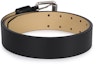 Shop 安普里奥·阿玛尼黑色皮带,可调针扣,标志牌,宽3.8厘米 Y4S079-YAQ2G-81072