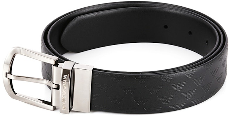 Emporio Armani 黑色皮带,简约商务风格,宽3.5cm。 Y4S074YKL2J88001 Shop Emporio Armani 黑色皮带,简约商务风格,宽3.5cm。 Y4S074YKL2J88001