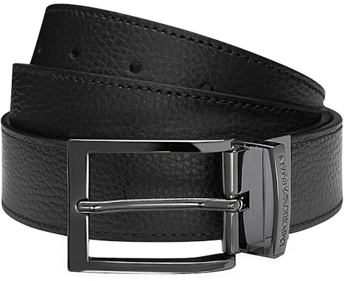 Emporio Armani 黑色皮带,刻有标志扣头,宽3.5厘米。 Y4S195-YLO8J Order Emporio Armani 黑色皮带,刻有标志扣头,宽3.5厘米。 Y4S195-YLO8J