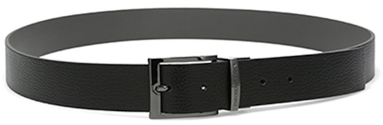 Emporio Armani 黑色皮带,刻有标志扣头,宽3.5厘米。 Y4S195-YLO8J Cheap Emporio Armani 黑色皮带,刻有标志扣头,宽3.5厘米。 Y4S195-YLO8J