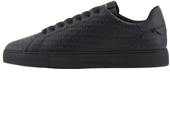 Emporio Armani Baskets Basses Noir en Cuir à Lacets X4X670XD43200002 Buy Emporio Armani Baskets Basses Noir en Cuir à Lacets X4X670XD43200002