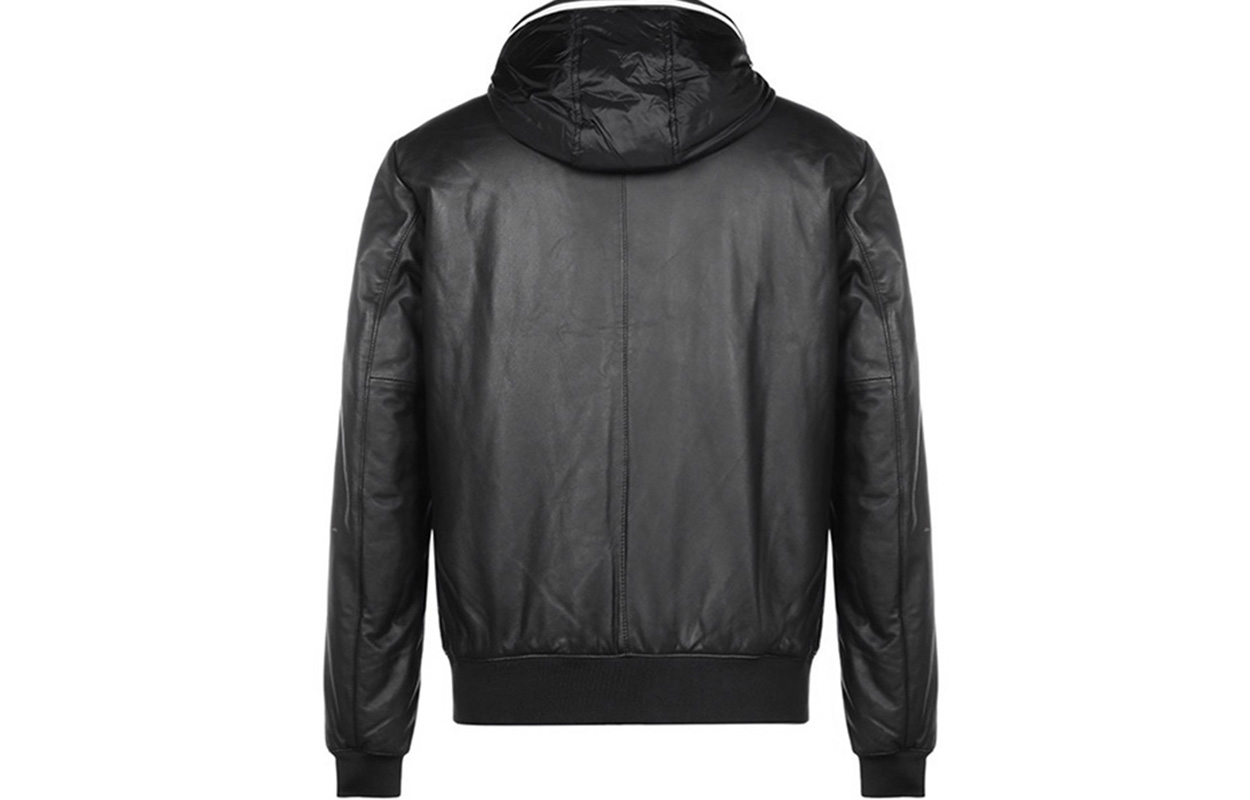 Lookbook Emporio Armani Black Leather Reversible Jacket 91B68P-91P68-999