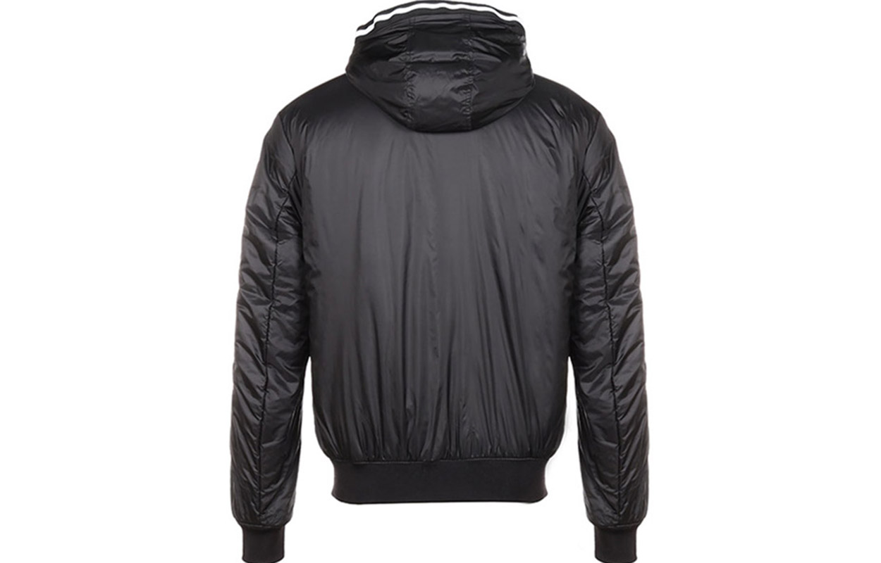 Purchase Emporio Armani Black Leather Reversible Jacket 91B68P-91P68-999