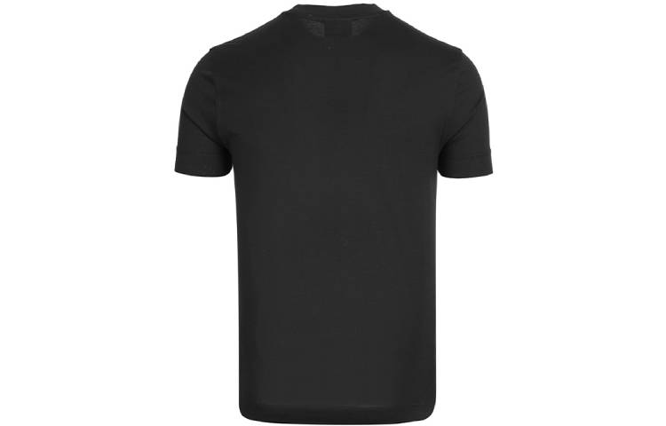 Lookbook エンポリオアルマーニ ブラック ロゴプリント クルーネック Tシャツ 6H1TG5-1JTUZ-F029