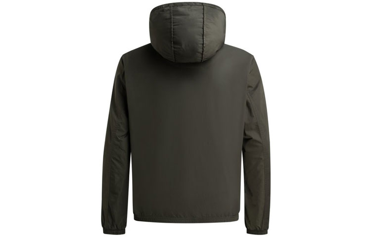 Lookbook 엠포리오 아르마니 블랙 레터 프린트 후드 집업 재킷 6K1BP9-1NWEZ-0019