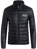 EMPORIO ARMANI Black Lightweight Puffer Jacket with Logo Print 8NPB01-PN29Z-0208 EMPORIO ARMANI Black Lightweight Puffer Jacket with Logo Print 8NPB01-PN29Z-0208