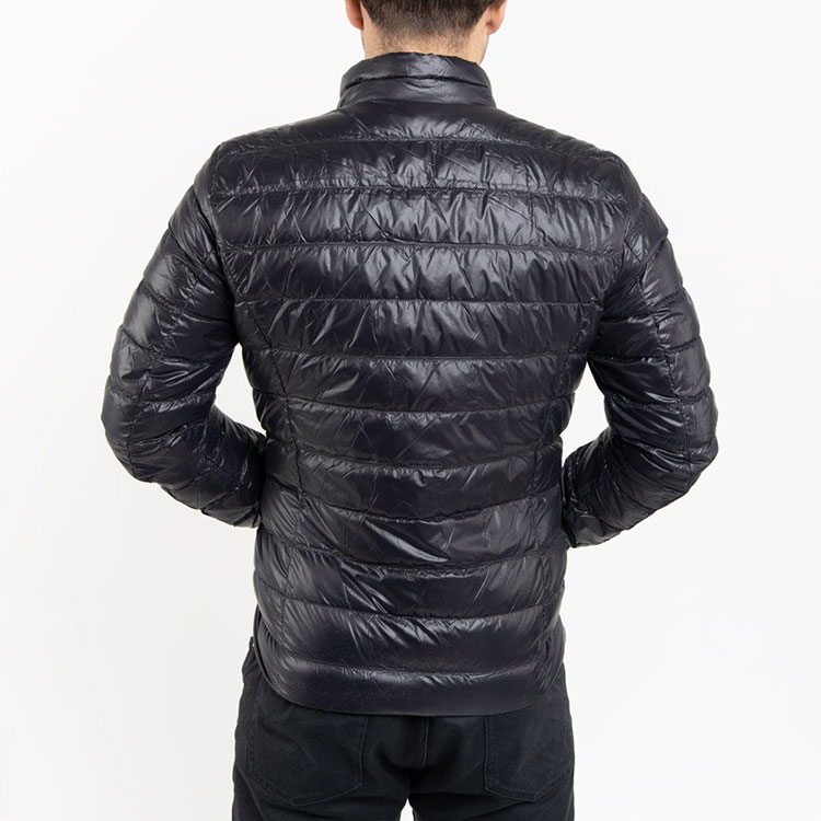 Details for EMPORIO ARMANI Black Lightweight Puffer Jacket with Logo Print 8NPB01-PN29Z-0208