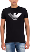 Details for Emporio Armani 黑色鷹標誌短袖T恤 8N1T99-1JNQZ-0999