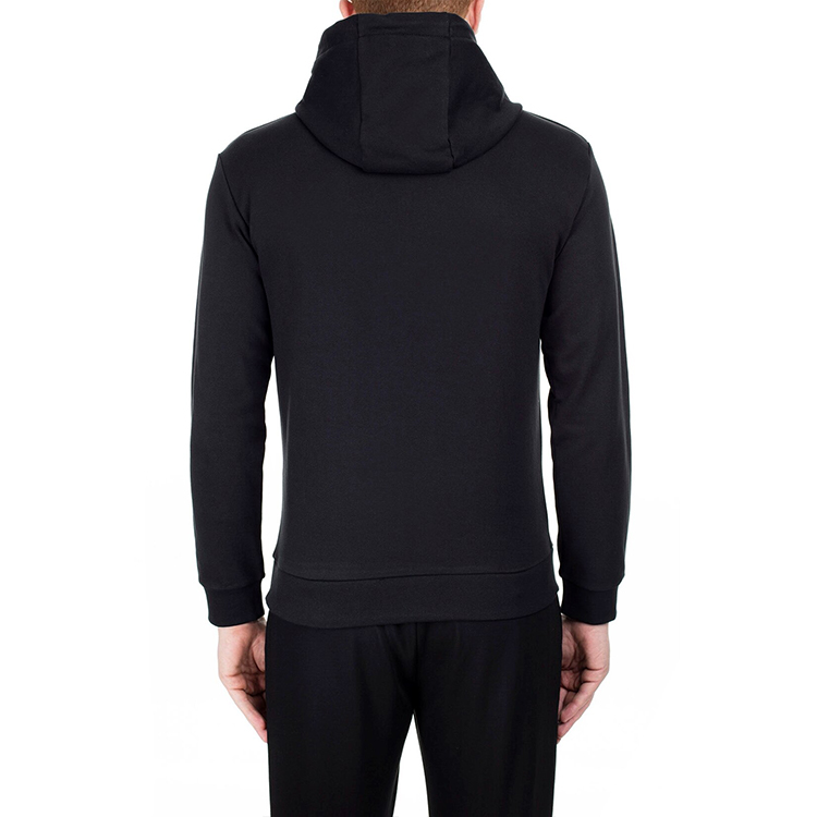 Emporio Armani Black Logo Embroidered Knit Pullover Hoodie 3H1M87-1J07Z-0999 圖 7