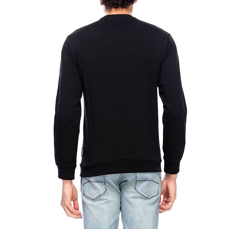 Details for Emporio Armani 黑色標誌圖案圓領衛衣 6Z1MB3-1J07Z-0999
