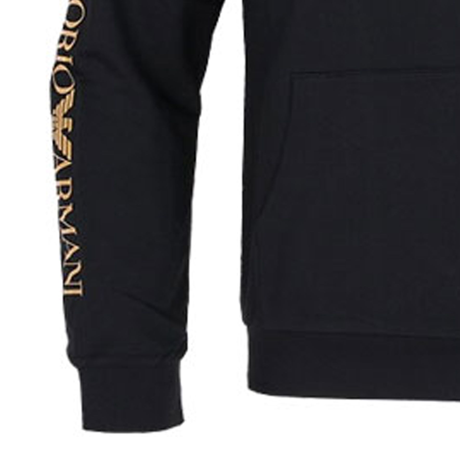 Cheap Emporio Armani Hoodie Hitam Logo Lengan Panjang Sweatshirt 8NPM18-PJ05Z12030