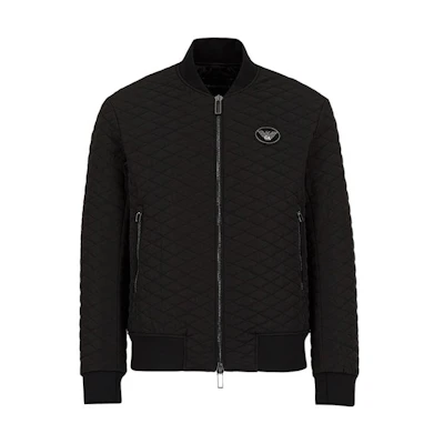 Emporio Armani Black Logo Long Sleeve Jacket 6K1B76-1NTRZ1-0999