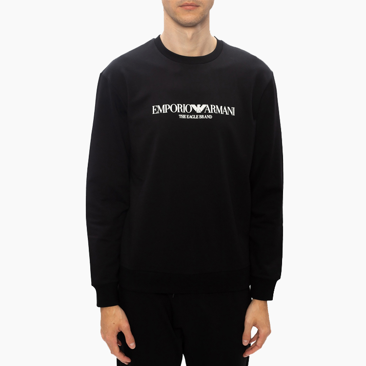 EMPORIO ARMANI Black Logo Print Crewneck Long-Sleeve Sweatshirt 8N1ME8-1J04Z-0999 圖 5