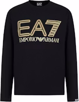 Emporio Armani Black Logo Print Crewneck Sweatshirt 3DPT38-PJMUZ-10208 Emporio Armani Black Logo Print Crewneck Sweatshirt 3DPT38-PJMUZ-10208
