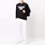 Details for Emporio Armani Black Logo Print Pullover Sweatshirt. 8N1MR6-1JRIZ-F008