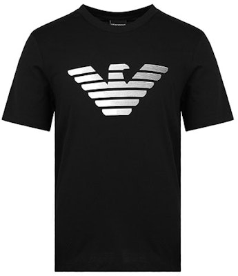 Emporio Armani 黑色短袖T恤 標誌印花 3H1TD0-1J30Z-0999 Buy Emporio Armani 黑色短袖T恤 標誌印花 3H1TD0-1J30Z-0999