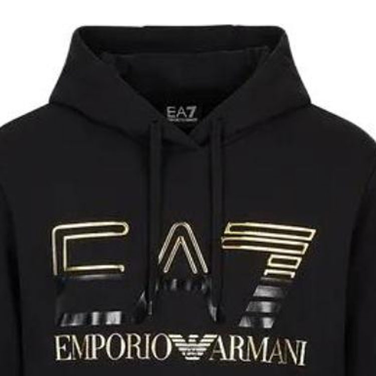 Emporio Armani Black Logo Printed Hoodie Sweatshirt 3RPM13-PJLSZ-0208 圖 6