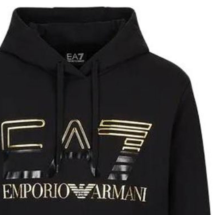 Emporio Armani Black Logo Printed Hoodie Sweatshirt 3RPM13-PJLSZ-0208 圖 8