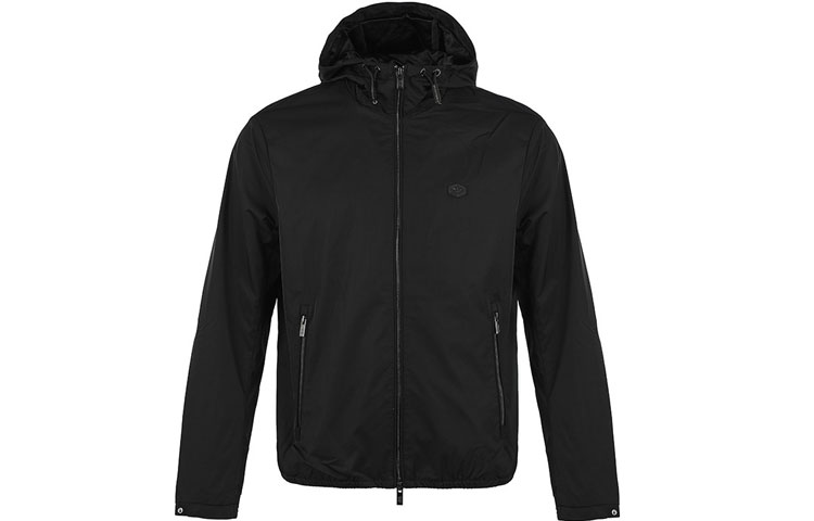 Emporio Armani Black Logo Zip-Up Hoodie Jacket 8N1BQ0-1NZQZ-0999