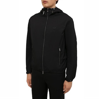 エンポリオアルマーニ ブラック ロゴ ジップアップ フーディ ジャケット 8N1BQ0-1NZQZ-0999 Purchase エンポリオアルマーニ ブラック ロゴ ジップアップ フーディ ジャケット 8N1BQ0-1NZQZ-0999