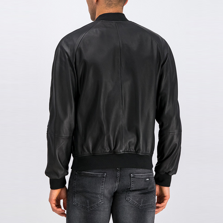 EMPORIO ARMANI Black Logo Zipper Long Sleeve Jacket 41B5BP-41P5B-999 圖 6