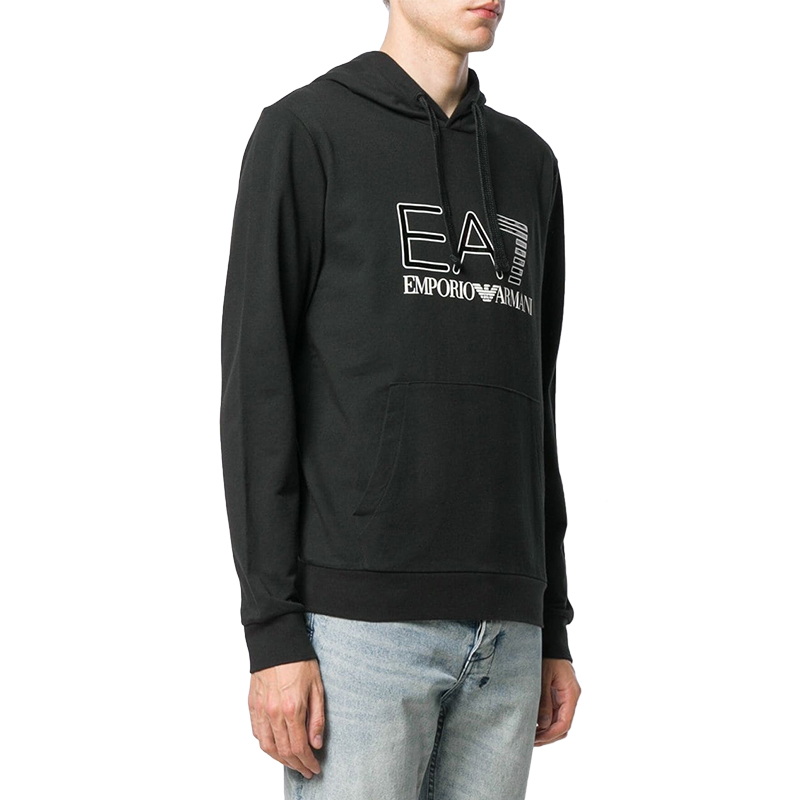 EMPORIO ARMANI Black Long Sleeve Cotton Hoodie. 6GPM34-J05Z-1200 圖 4