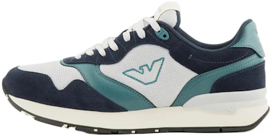 Emporio Armani Black Mesh Lace-Up Chunky Sneakers Casual Running Shoes X4X642XN9511T834 Emporio Armani Black Mesh Lace-Up Chunky Sneakers Casual Running Shoes X4X642XN9511T834
