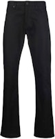 EMPORIO ARMANI Black Mid-Rise Straight-Leg Casual Pants 8N1J061N-J9Z134-0999 EMPORIO ARMANI Black Mid-Rise Straight-Leg Casual Pants 8N1J061N-J9Z134-0999