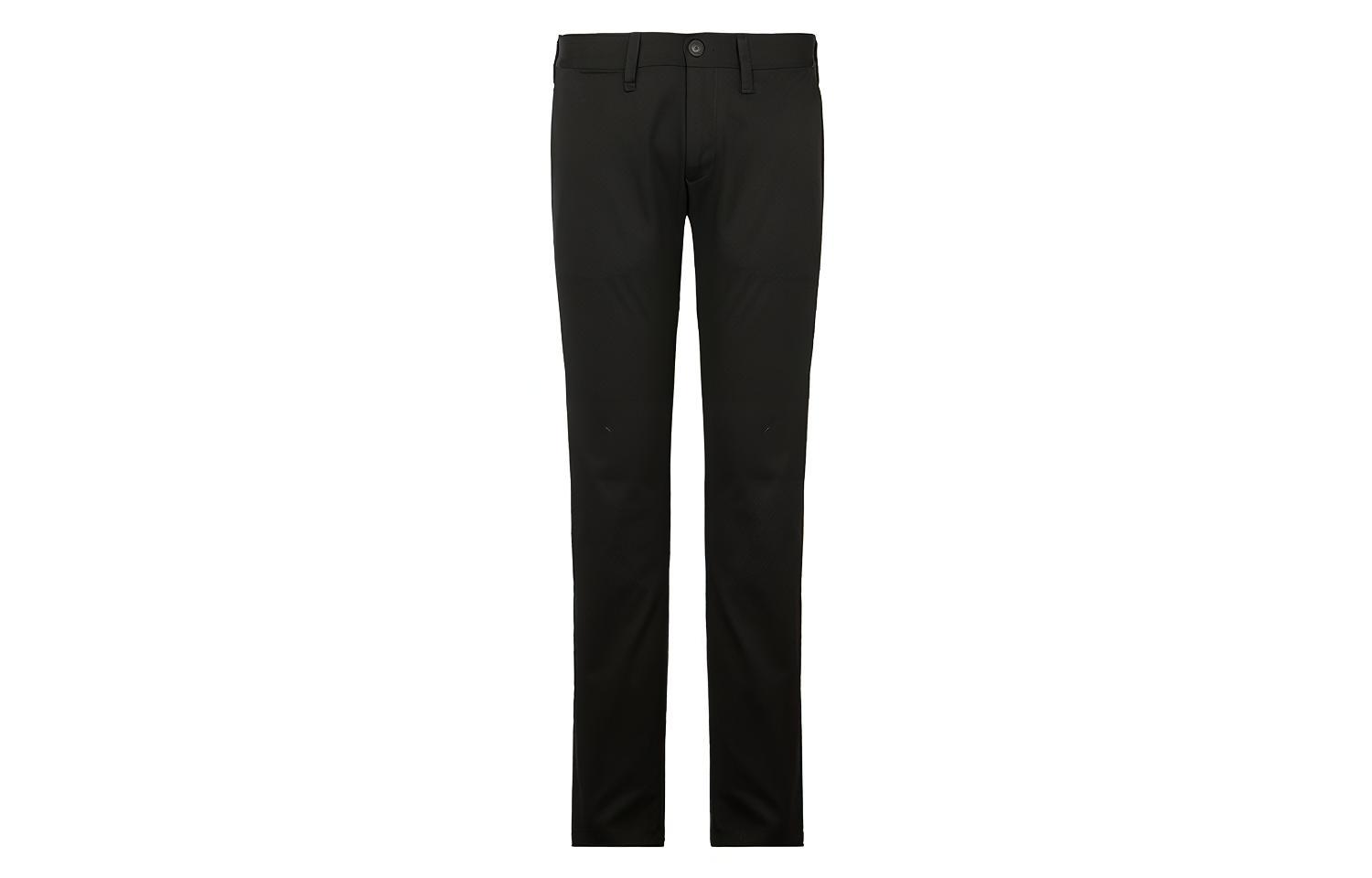 EMPORIO ARMANI Black Mid-Rise Straight Fit Casual Pants 3H1P20-1N8KZ-0999