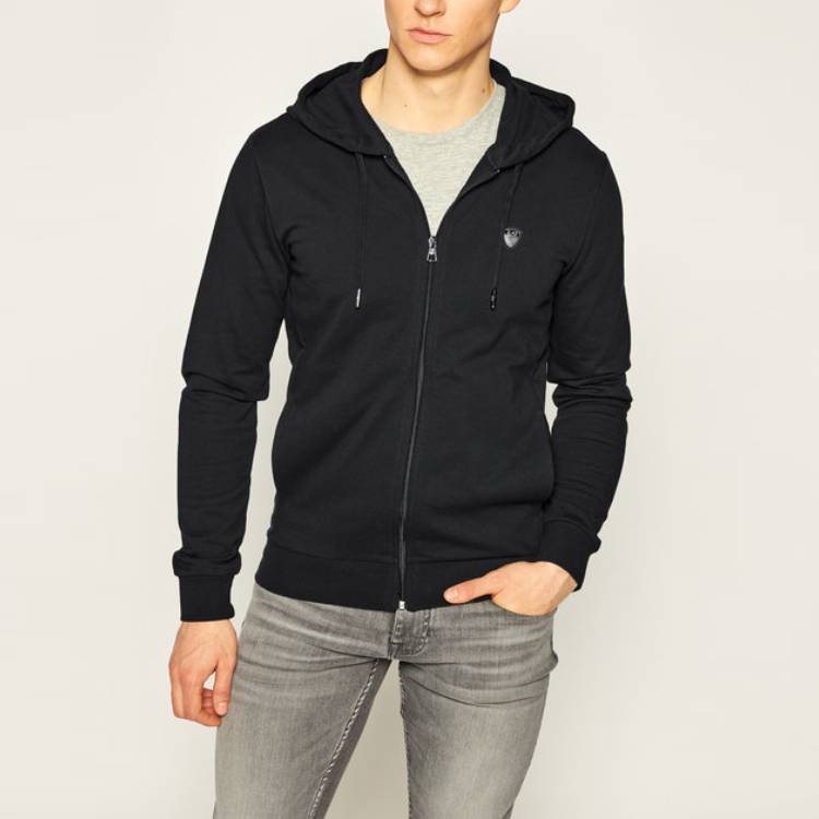 Emporio Armani Black Minimalist Jacket Sweatshirt 8NPM15-PJ05Z-1200 圖 4