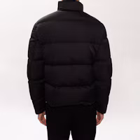 Purchase Emporio Armani Black Patterned Insulated Zip-Up Puffer Jacket 8N1BN3-1NHQZ-F046