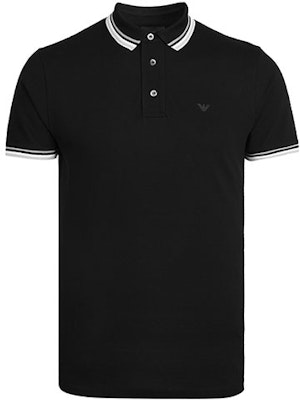 Emporio Armani Baju Polo Hitam dengan Logo Dada. 3K1FL8-1JTKZ-0999 Order Emporio Armani Baju Polo Hitam dengan Logo Dada. 3K1FL8-1JTKZ-0999