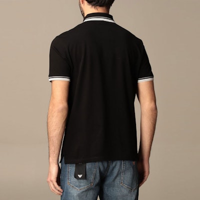 Emporio Armani Baju Polo Hitam dengan Logo Dada. 3K1FL8-1JTKZ-0999 Details for Emporio Armani Baju Polo Hitam dengan Logo Dada. 3K1FL8-1JTKZ-0999