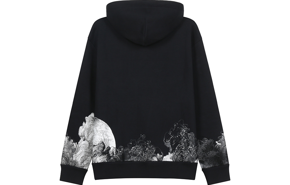 Emporio Armani Black Printed Fleece Hoodie 6K1M8P-1JM3Z-0999 圖 3