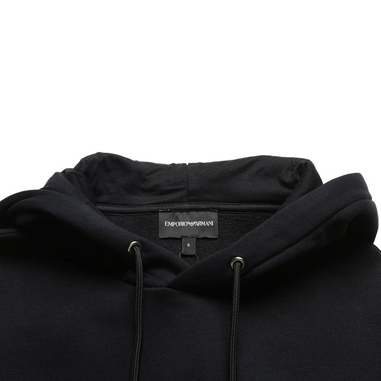 Emporio Armani Black Printed Fleece Hoodie 6K1M8P-1JM3Z-0999 圖 7