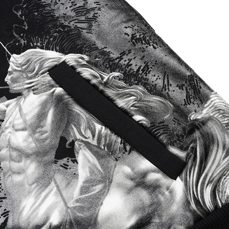 Emporio Armani Black Printed Fleece Hoodie 6K1M8P-1JM3Z-0999 圖 8