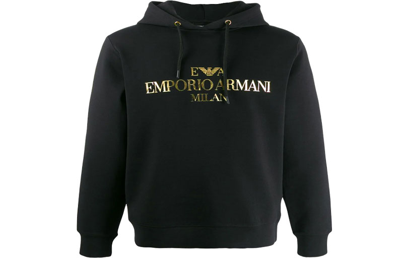 Emporio Armani Black Pullover Sweatshirt 6G1MP1-JHSZ-0999