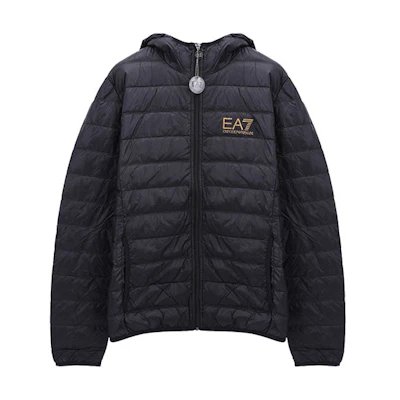 Emporio Armani Black Quilted Down Jacket Winter Coat 8NPB02-PN29Z-0208