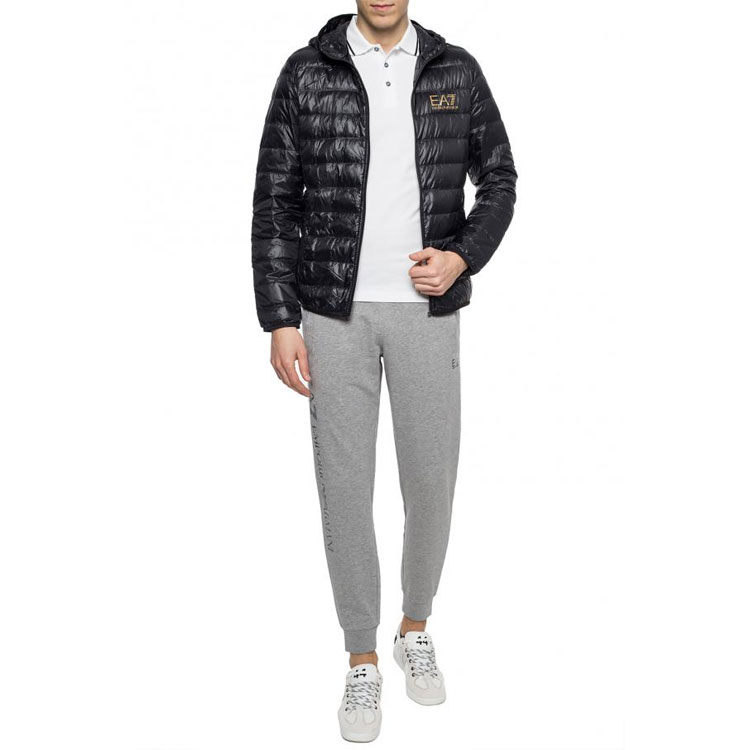 Sizing Emporio Armani 黑色菱格羽絨外套冬季大衣 8NPB02-PN29Z-0208