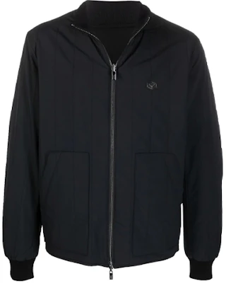 EMPORIO ARMANI 黑色绗缝Logo飞行员夹克 8N1BQ4-1NZDZ-0999 Order EMPORIO ARMANI 黑色绗缝Logo飞行员夹克 8N1BQ4-1NZDZ-0999