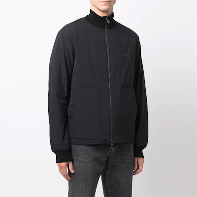 EMPORIO ARMANI 黑色绗缝Logo飞行员夹克 8N1BQ4-1NZDZ-0999 Purchase EMPORIO ARMANI 黑色绗缝Logo飞行员夹克 8N1BQ4-1NZDZ-0999