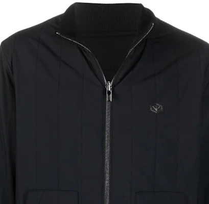 EMPORIO ARMANI 黑色绗缝Logo飞行员夹克 8N1BQ4-1NZDZ-0999 Sizing EMPORIO ARMANI 黑色绗缝Logo飞行员夹克 8N1BQ4-1NZDZ-0999