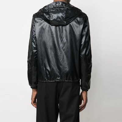 エンポリオアルマーニ ブラック リバーシブル ロゴプリント ジップパーカー ジャケット 3K1BS3-1NZMZ-F015 Details for エンポリオアルマーニ ブラック リバーシブル ロゴプリント ジップパーカー ジャケット 3K1BS3-1NZMZ-F015