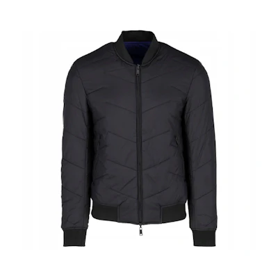 Emporio Armani Black Reversible Quilted Jacket 6Z1B96-1NUMZ-0999