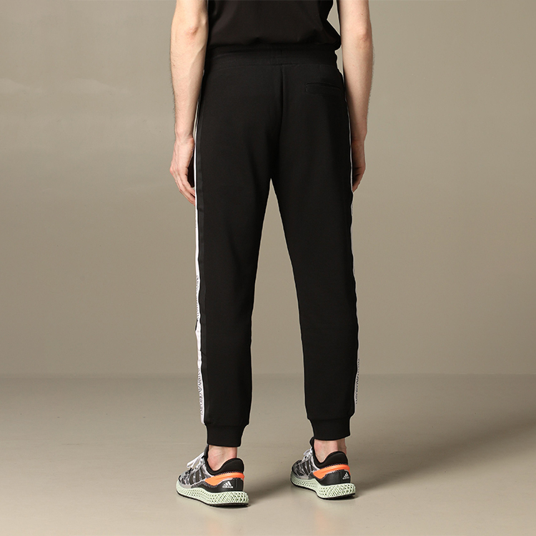 Details for EMPORIO ARMANI Black Side Logo Casual Sweatpants 3H1P81-1J07Z-0999