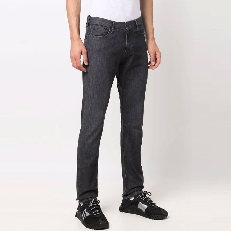 Emporio Armani Black Slim Fit Jeans with Logo Design. 8N1J06-1D85Z-0006 圖 5