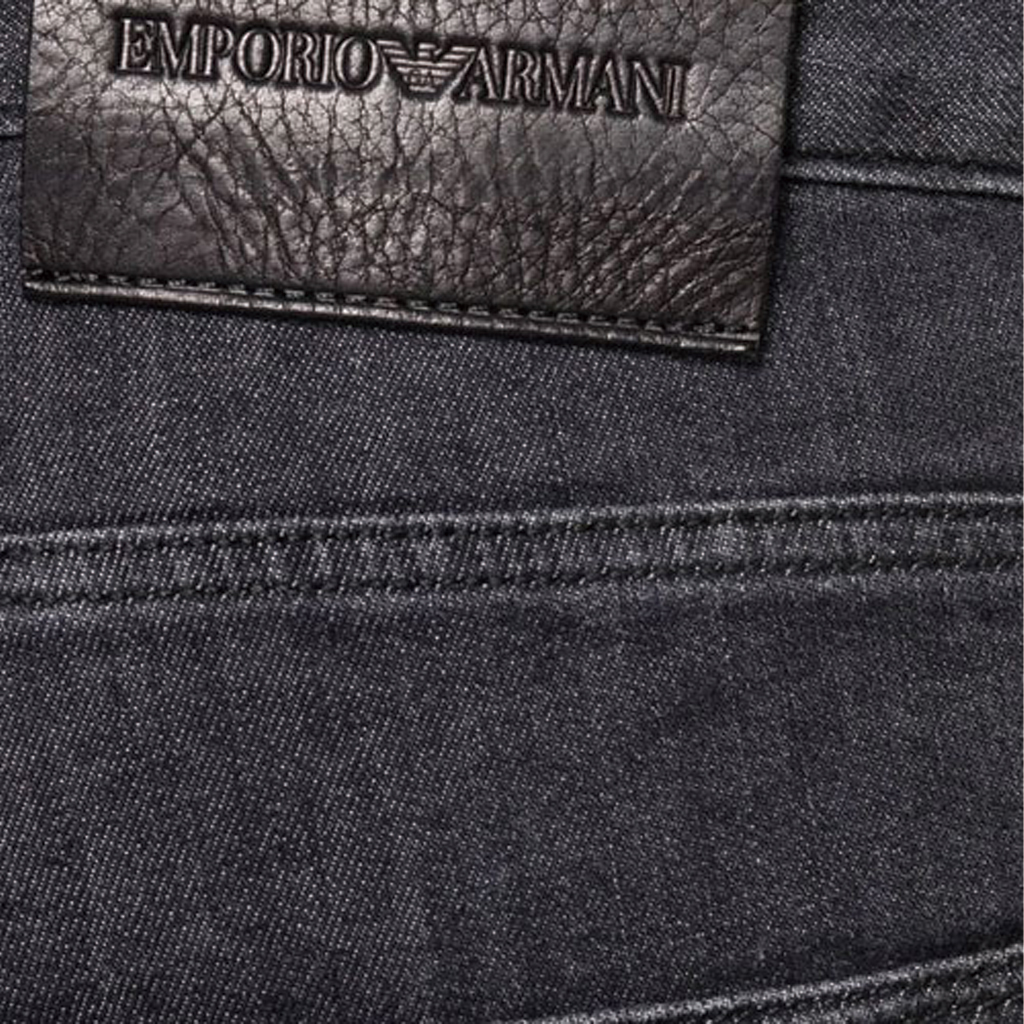 Emporio Armani Black Slim Fit Jeans with Logo Design. 8N1J06-1D85Z-0006 圖 7