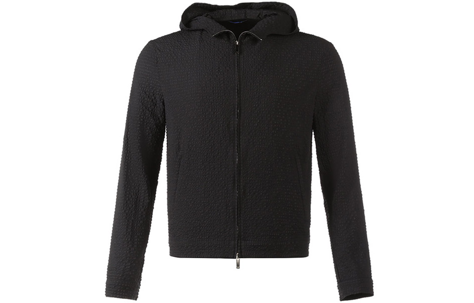 Order Emporio Armani Jaket Hoodie Slim Hitam B1R410-B1306-999