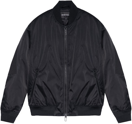 Emporio Armani 黑色純色休閒雙拉鍊外套 6G1B86-1NPKZ-0999 Buy Emporio Armani 黑色純色休閒雙拉鍊外套 6G1B86-1NPKZ-0999